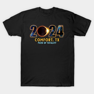 Comfort Texas Total Solar Eclipse 2024 T-Shirt